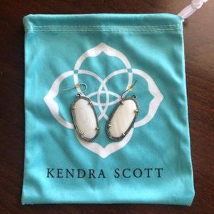 Kendra Scott White Earrings